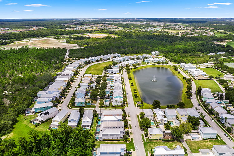 Aerial of Reunion Resort Neighborhood