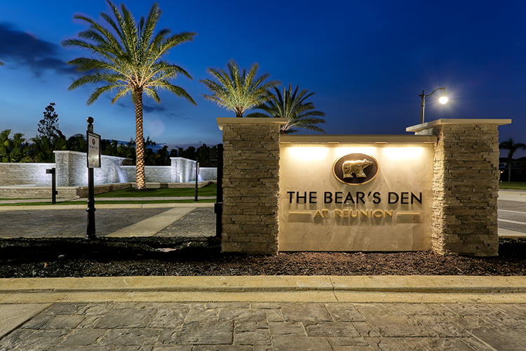 Bear's Den Entrance during Twilight