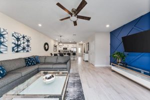 Townhome living area